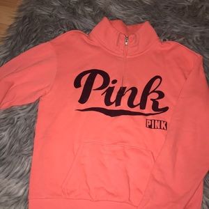 Victoria secret pink quarter zip